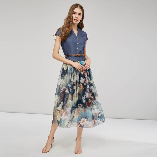 Esprit Denim – Robe Imprimée