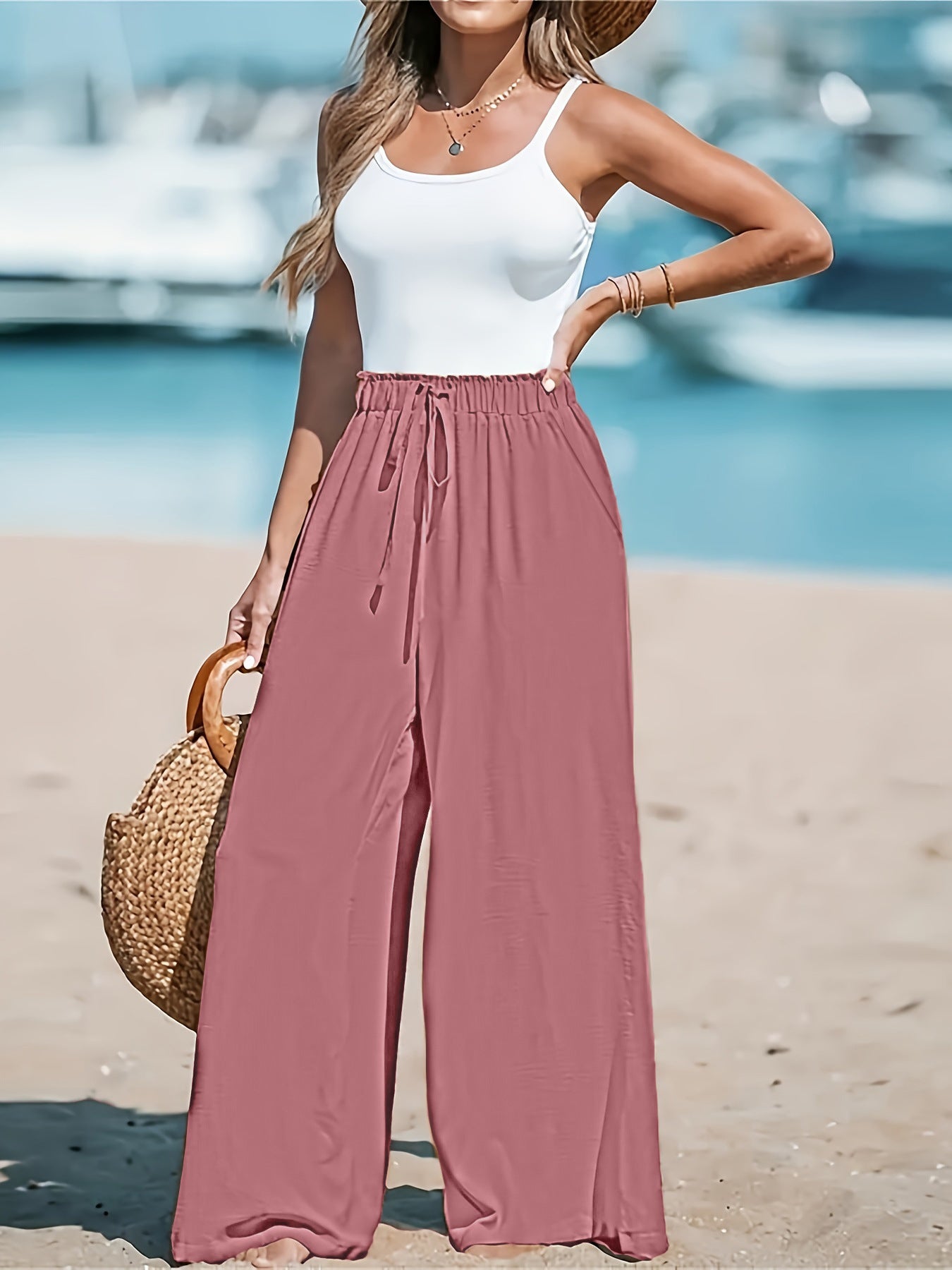 Pantalon Palazzo Détente Chic