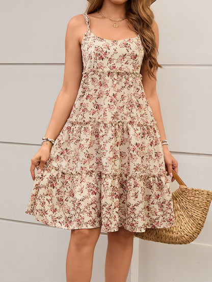Fleur de Grâce – Robe Plissée à Lacets