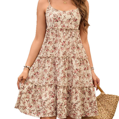 Fleur de Grâce – Robe Plissée à Lacets